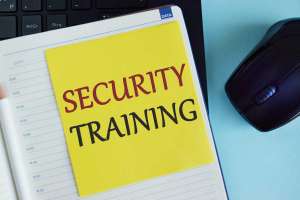 Postit Security Training im Kalender